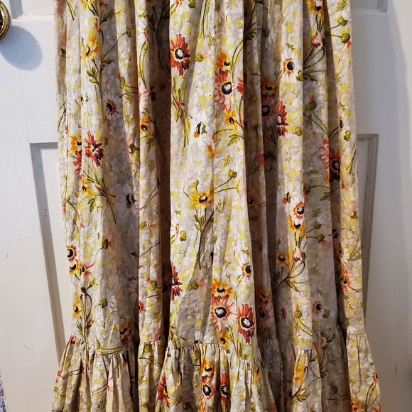 Batsheva May dress, yellow floral, size 8 - Picture 4 of 6